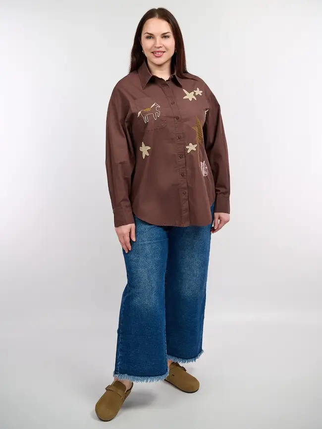 Рубашка 9115 Размер 48-56 фото 23