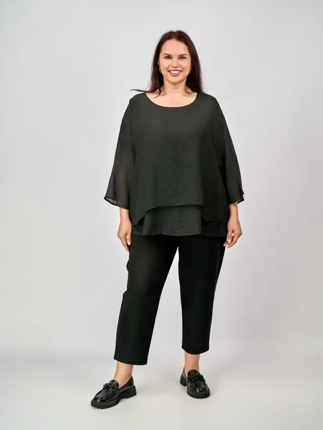 Блуза ЭттоПлюс 30059 Размер 50-58 фото 56