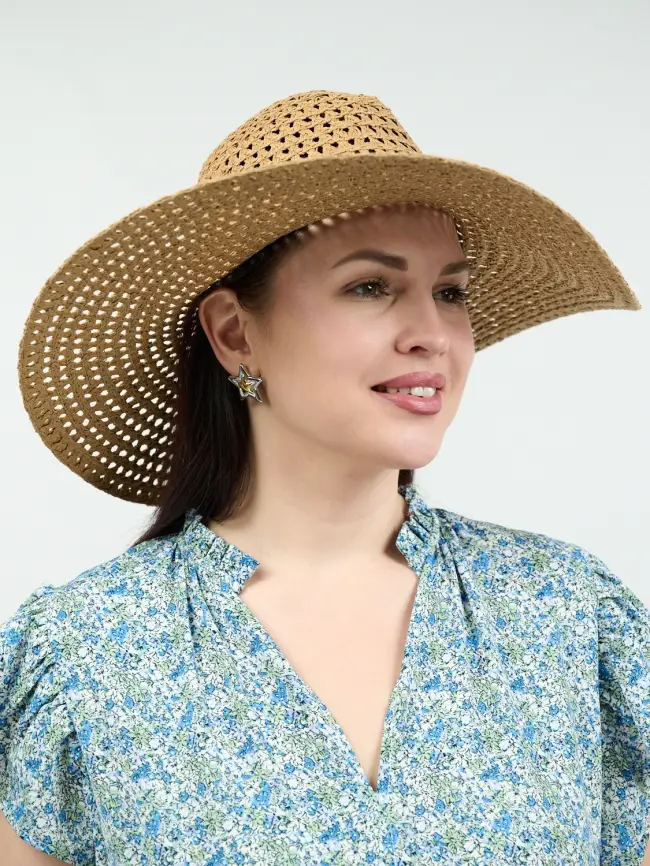 Шляпа соломенная 4081 фото 11