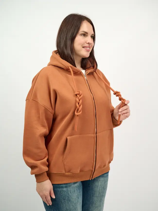 Худи зип утепленное оверсайз размер 50-58 506 фото 221