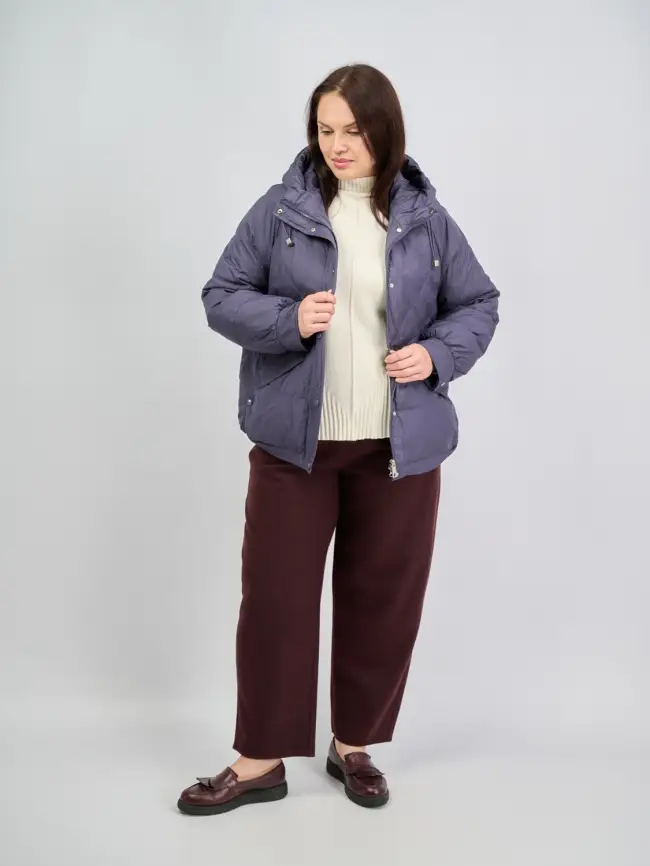 Пуховая куртка ЭттоПлюс 2553 Размер 48-52 фото 83