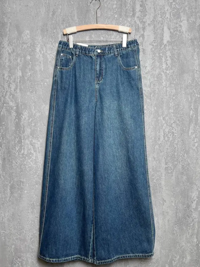 Джинсы палаццо 38785 Размеры 50-54 фото 1