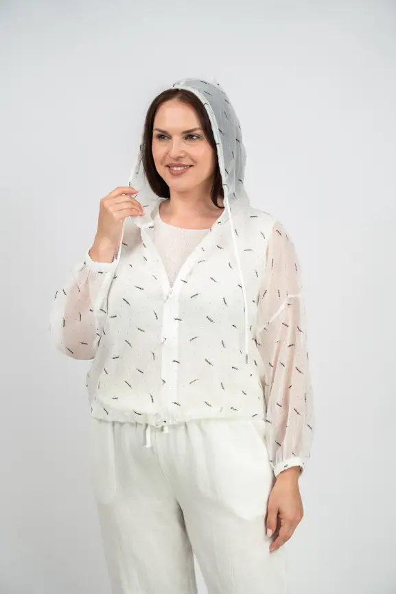 Ветровка-пыльник с принтом 6717 фото 34