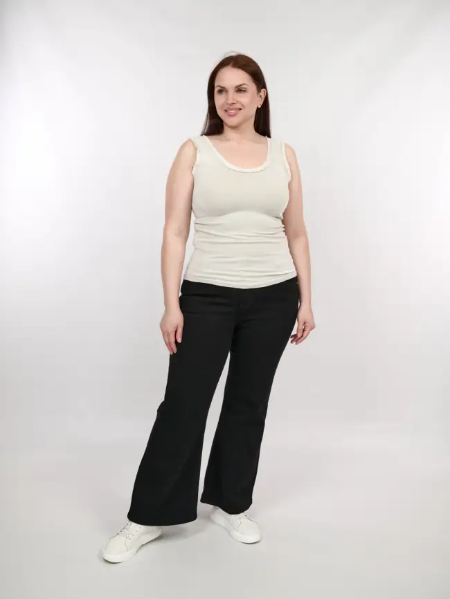 Джинсы клеш Бэст 36025 Размер 50-54 фото 32