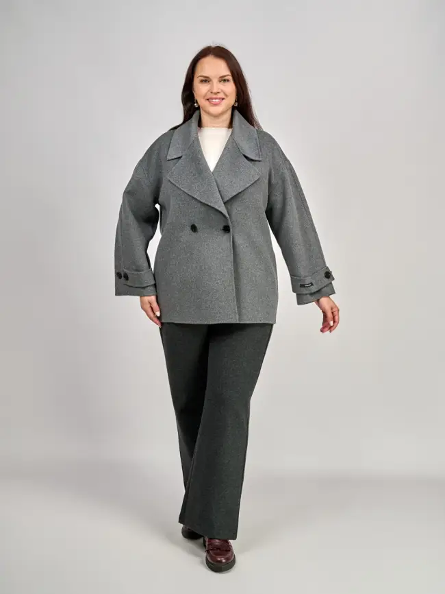 Пальто 0719 ЭттоПлюс Размер 50-58 фото 4