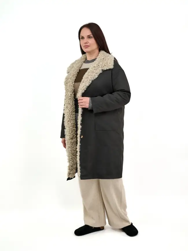 Пальто 881951 Размер 50-54 фото 27