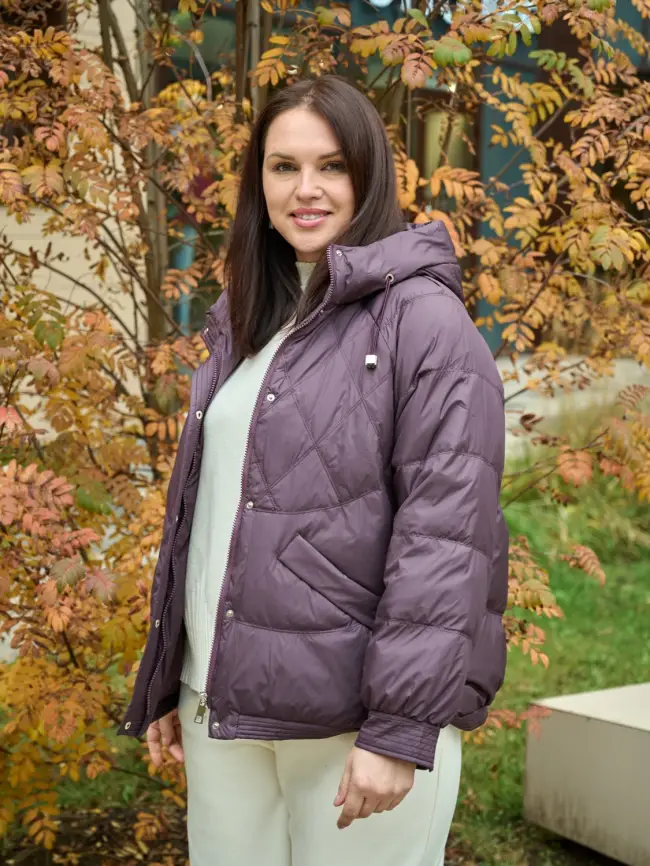 Пуховая куртка ЭттоПлюс 2553 Размер 48-52 фото 4