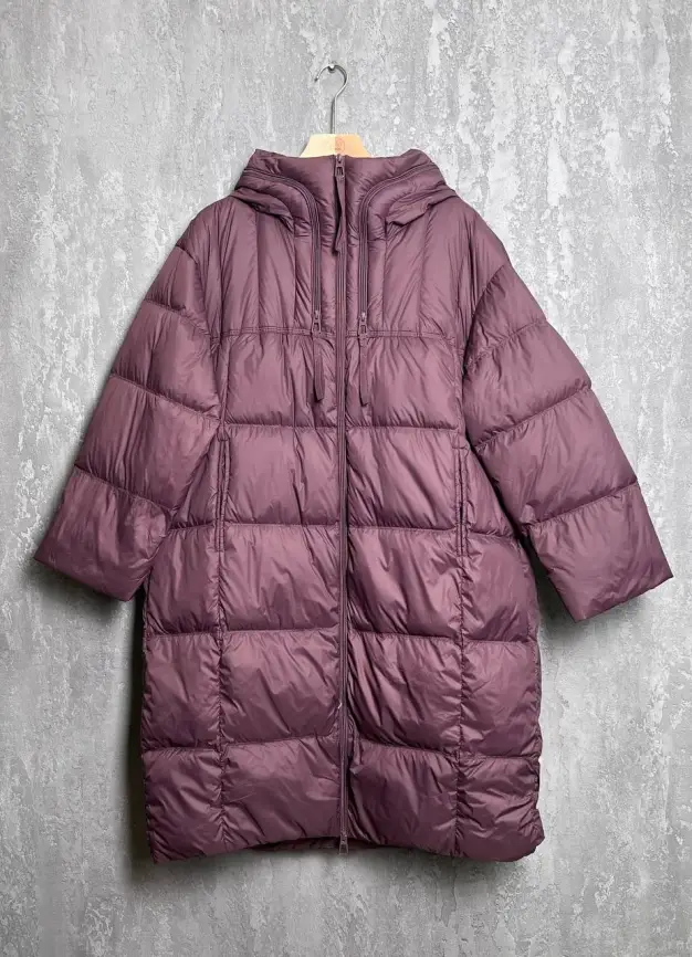 Пуховое пальто 870 Размер 48-54 фото 16