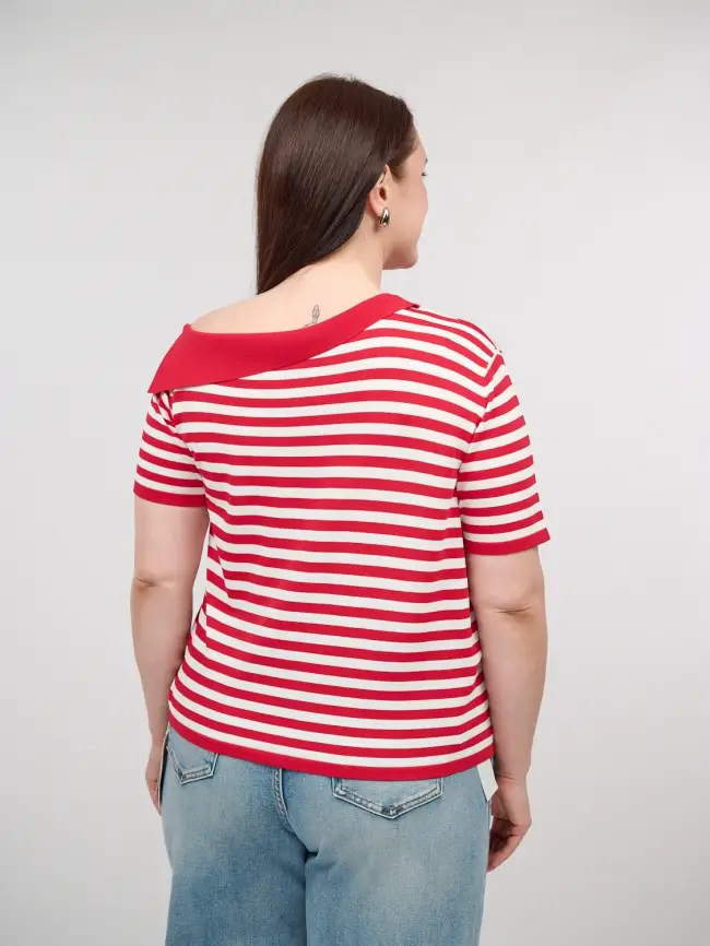 Джемпер короткий рукав 23063 размер 50- 56 фото 5