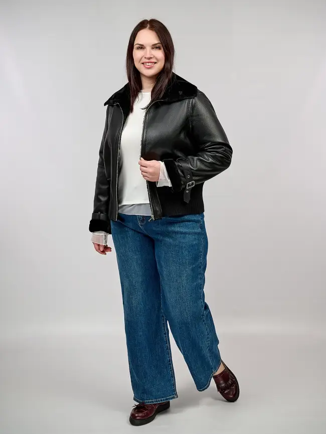 Дубленка 18702 Размер 48-52 фото 6