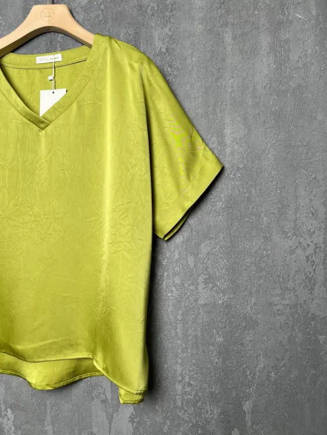 Блуза с v-вырезом ЭттоПлюс 1003 Размеры 50-58 фото 56