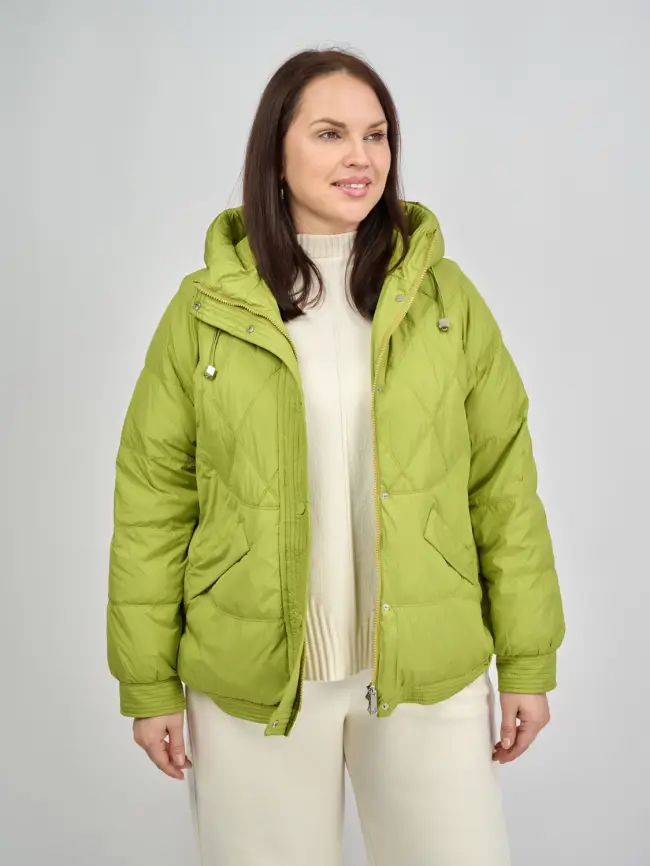 Пуховая куртка ЭттоПлюс 2553 Размер 48-52 фото 145