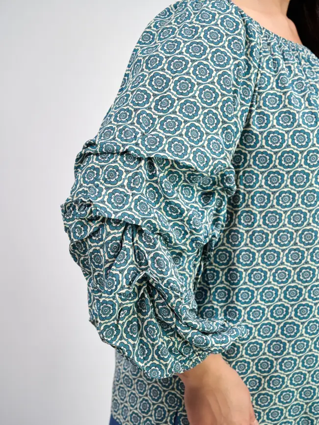 Блуза ЭттоПлюс 34184 Размеры 50-58 фото 7