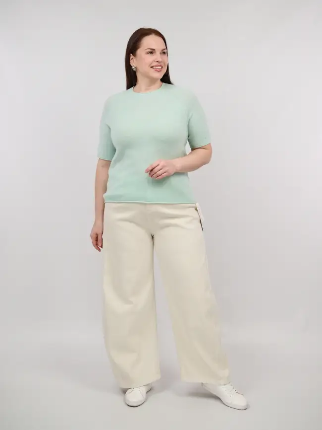 Джемпер шерсть,кашемир 25675 Размер 46-54 фото 21