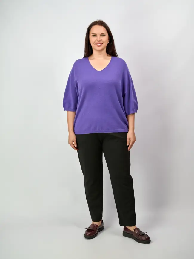 Джемпер 20241 ЭттоПлюс Размер 50-58 фото 16