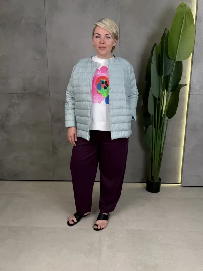 Легкая пуховая куртка 8802 фото 153