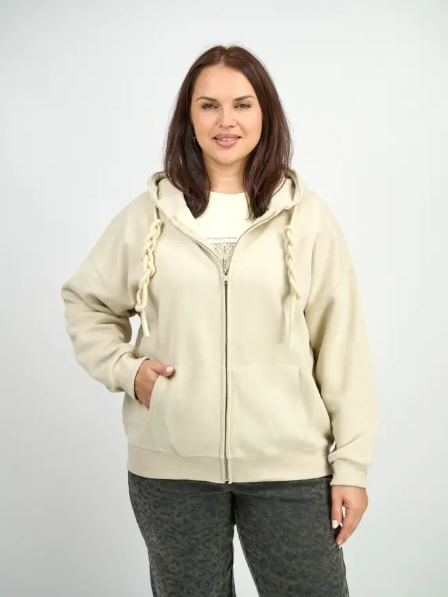 Худи зип оверсайз 505 фото 7