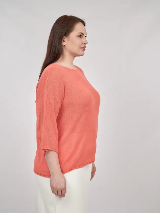 Джемпер облегченный ЭттоПлюс 25107-1 Размер 50-58. фото 141