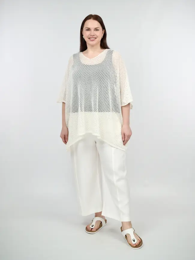 Брюки палаццо 38317 размер 54- 58 фото 12