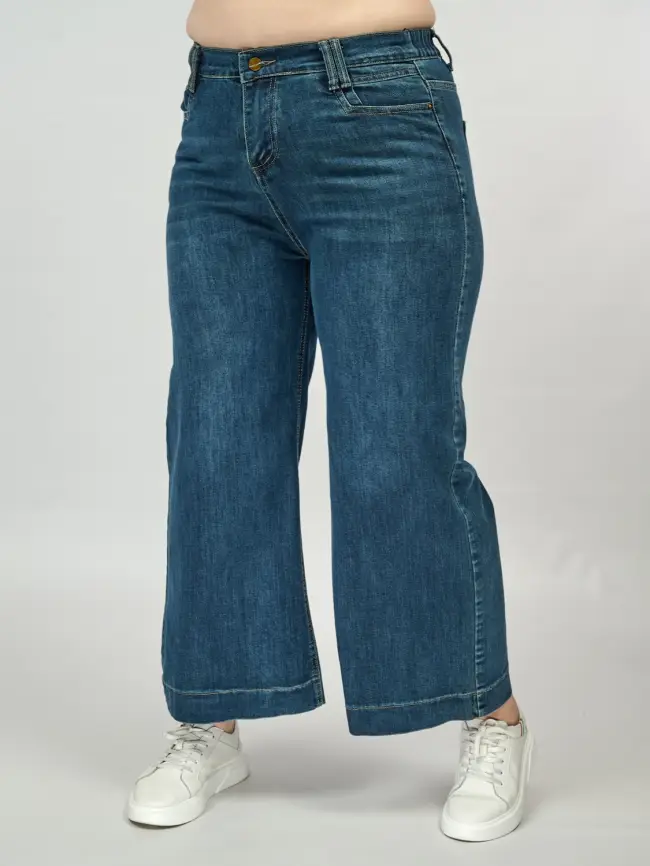 Джинсы палаццо 2506 Размеры 50-52 фото 5