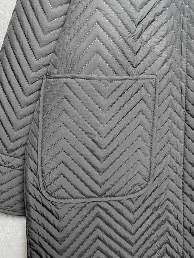 Пальто стеганое 76809 Размеры 52-58 фото 4