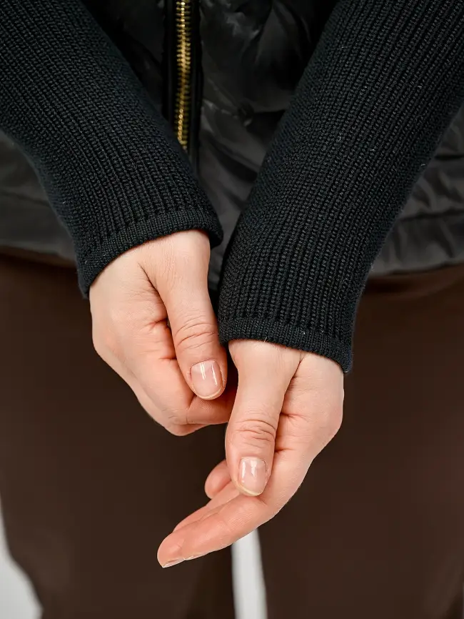 Куртка с трикотажным рукавом 6560 фото 12