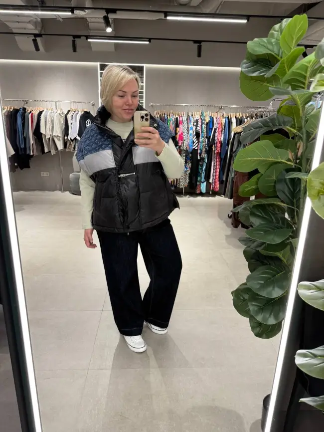 Жилет на двух молниях 1219 фото 10
