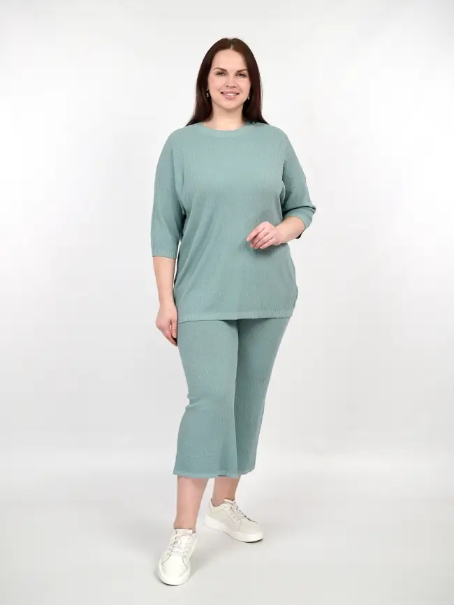 Кюлоты трикотажные облегченные ЭттоПлюс 2137 Размер 50-58 фото 2