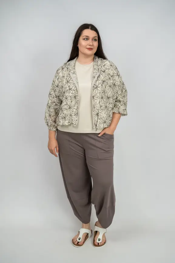 Ветровка-пыльник на молнии 9182 фото 17