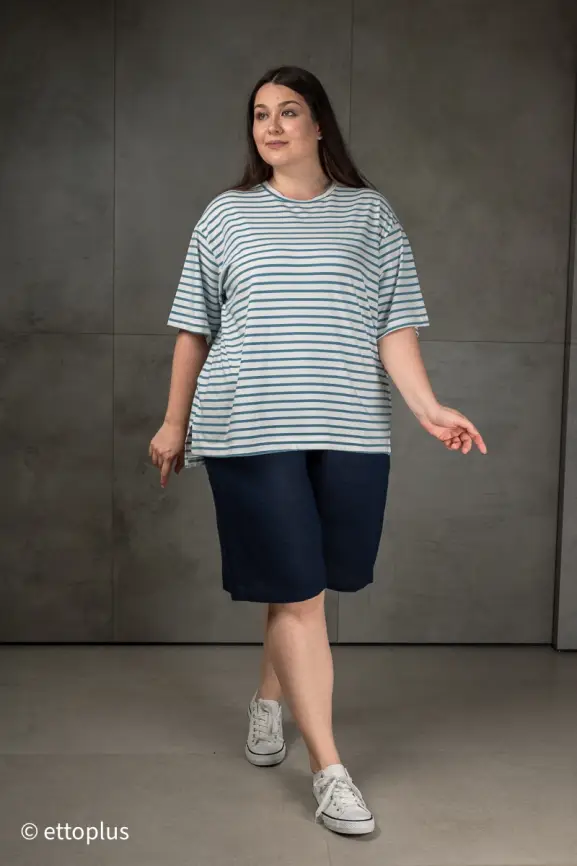 Футболка в полоску ЭттоПлюс 034 Размер 50-58 фото 29