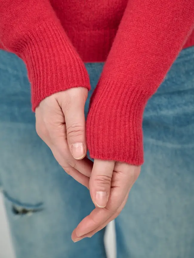 Шерстяной джемпер с капюшоном 25676 Размер 46-54 фото 16