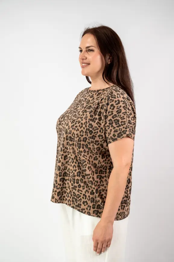 Футболка Леопард ЭттоПлюс 0019-2 Размер 50-58 фото 4