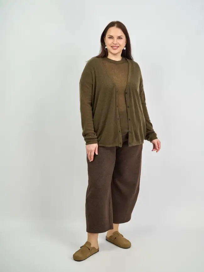 Джемпер-Кардиган 1854 Размер 50-58 фото 9