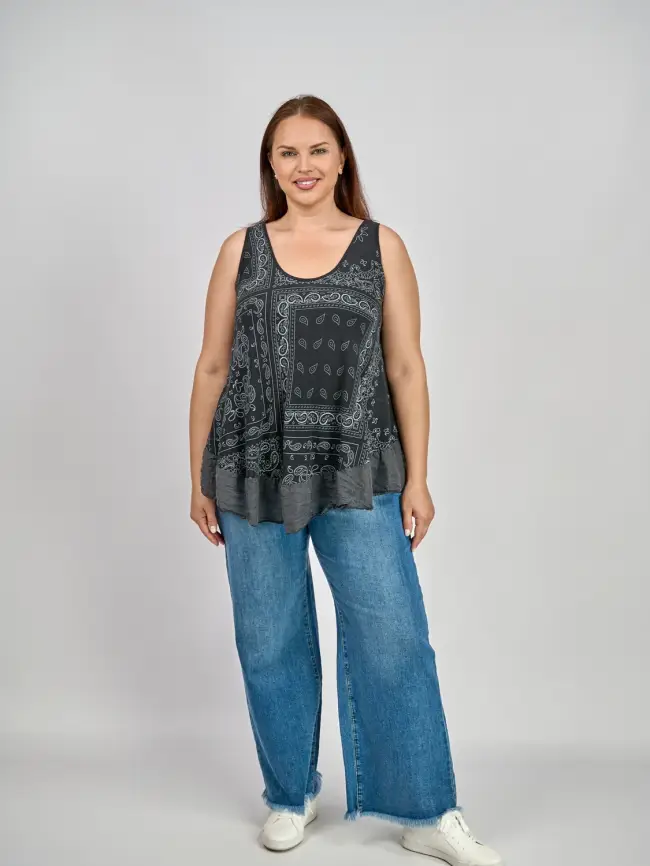 Топ летний Италия 59100 Размер 46-54 фото 2