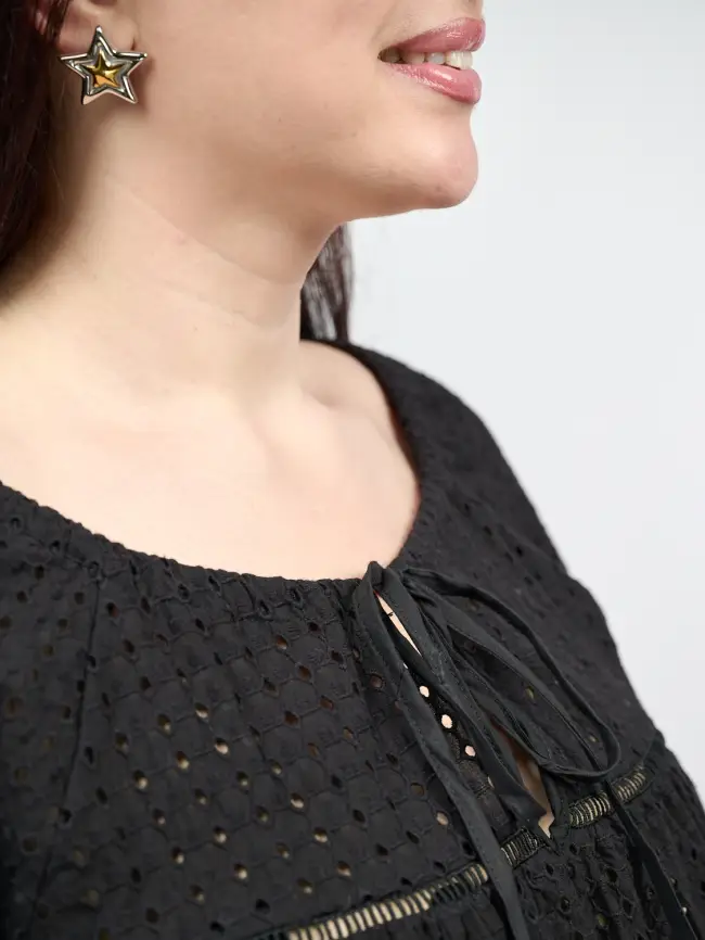 Блуза Шитье 8801 Размер 50-58 фото 3