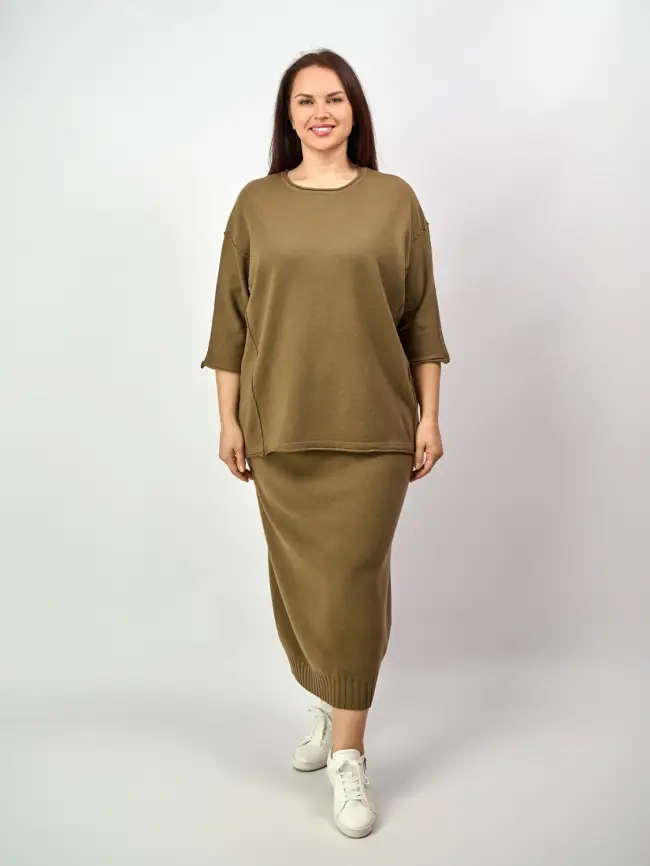 Юбка ЭттоПлюс 665 Размер 50-58 фото 97