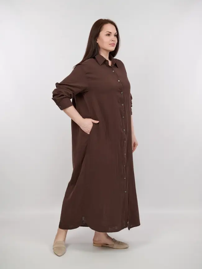 Платье рубашка ЭттоПлюс 261505 Размер 50-58 фото 26