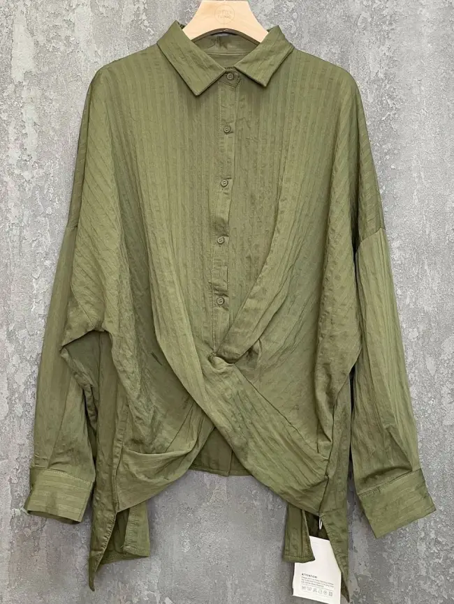 Блуза 88271 (хаки, 48-52)Уценка фото 1