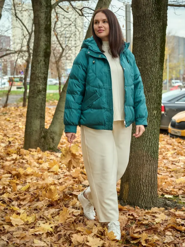 Пуховая куртка ЭттоПлюс 2553 Размер 48-52 фото 163