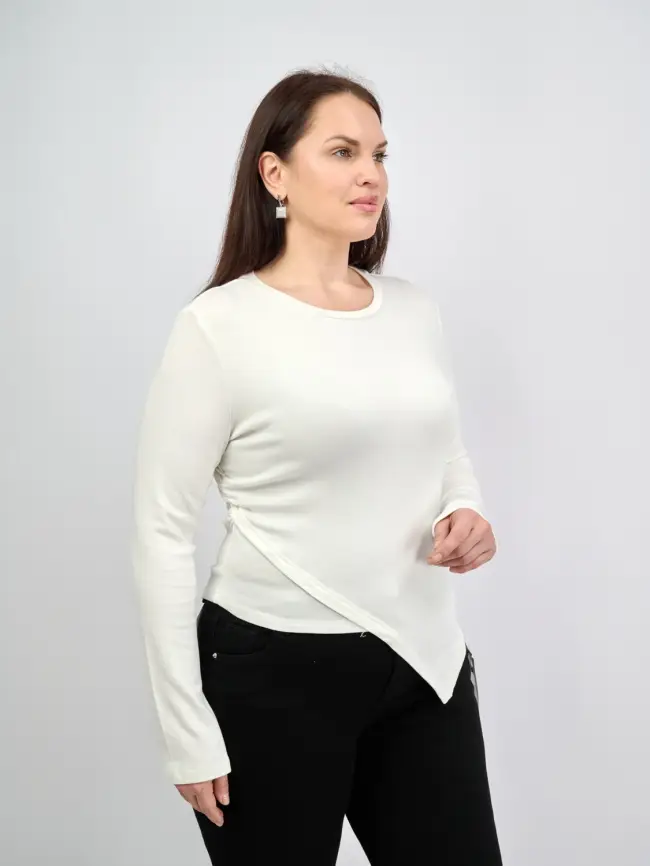 Лонгслив 25209 Размер 48-52 фото 4