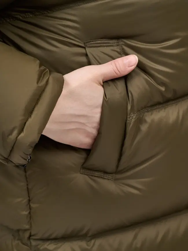 Пуховик зимний 9906 удлиненный Размер 50-60 фото 25