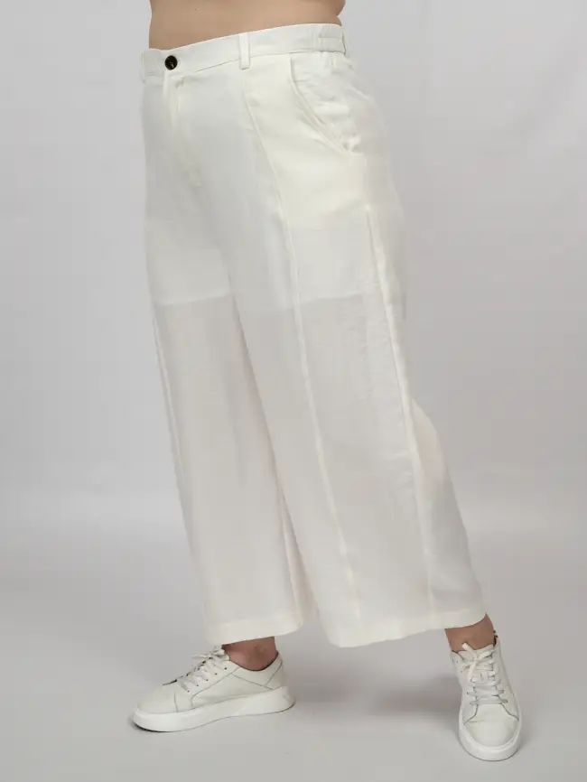 Брюки палаццо 38317 размер 54- 58 фото 9