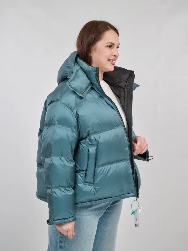 Пуховик зимний короткий 9903 Размер 50-58 фото 66