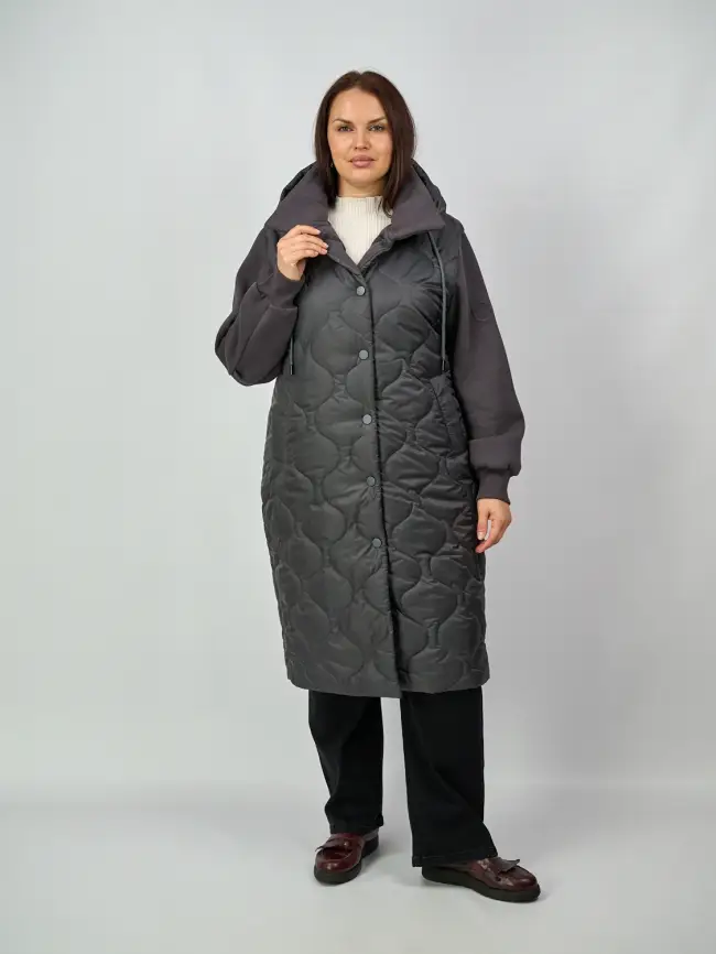 Пальто New Color 3178 Размер 52-56 фото 3