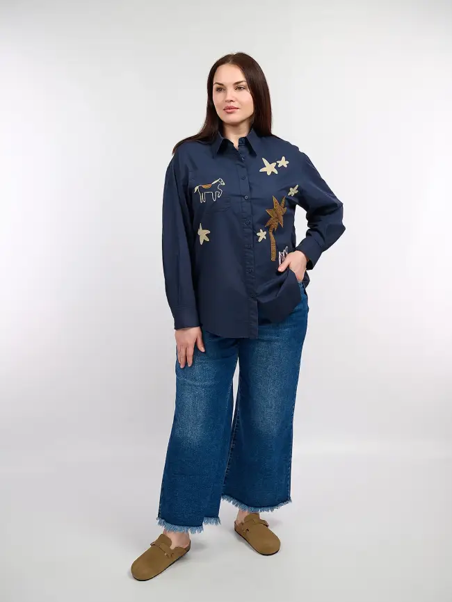 Рубашка 9115 Размер 48-56 фото 7