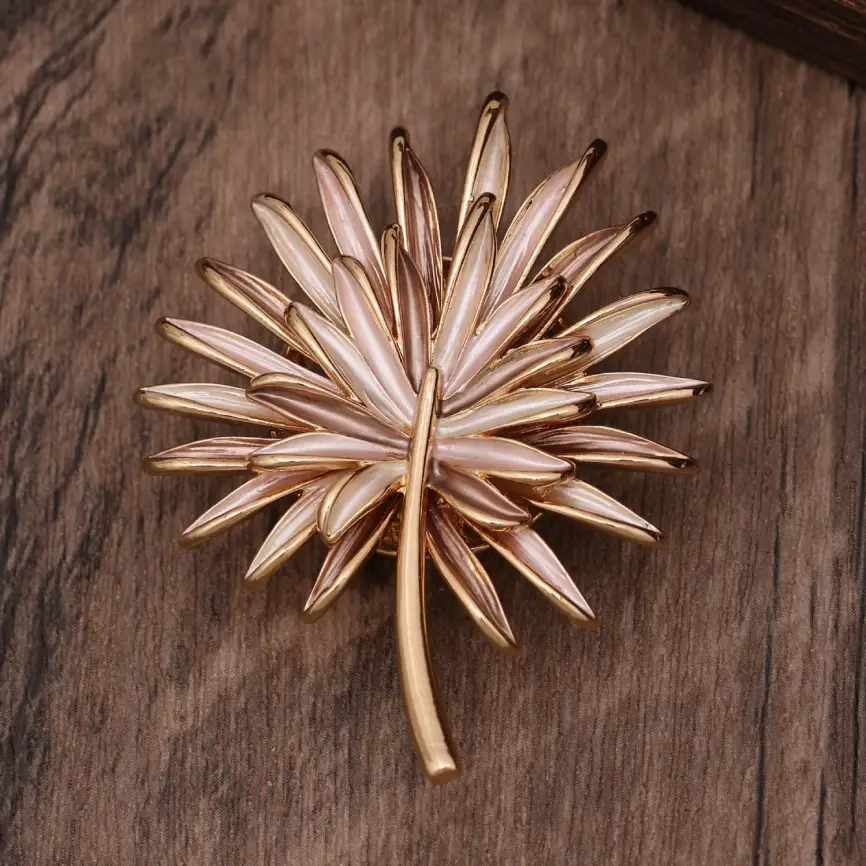 Брошь "Лист пальмы" 132 фото 1