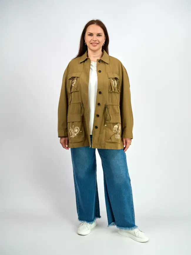 Куртка ветровка 9101 Размер 52-58 фото 2