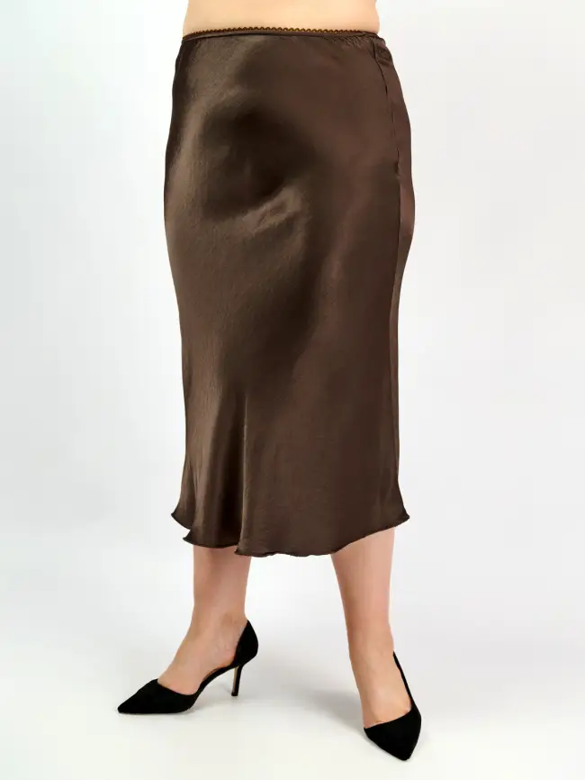 Юбка атлас 9298-1 Размер 48-56 фото 95