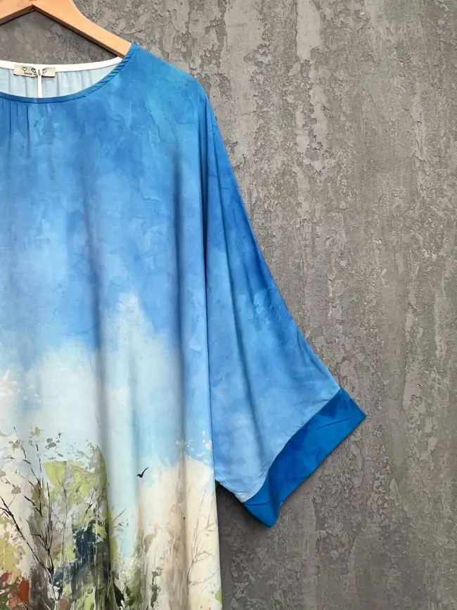 Платье пейзаж Италия 25095 фото 7