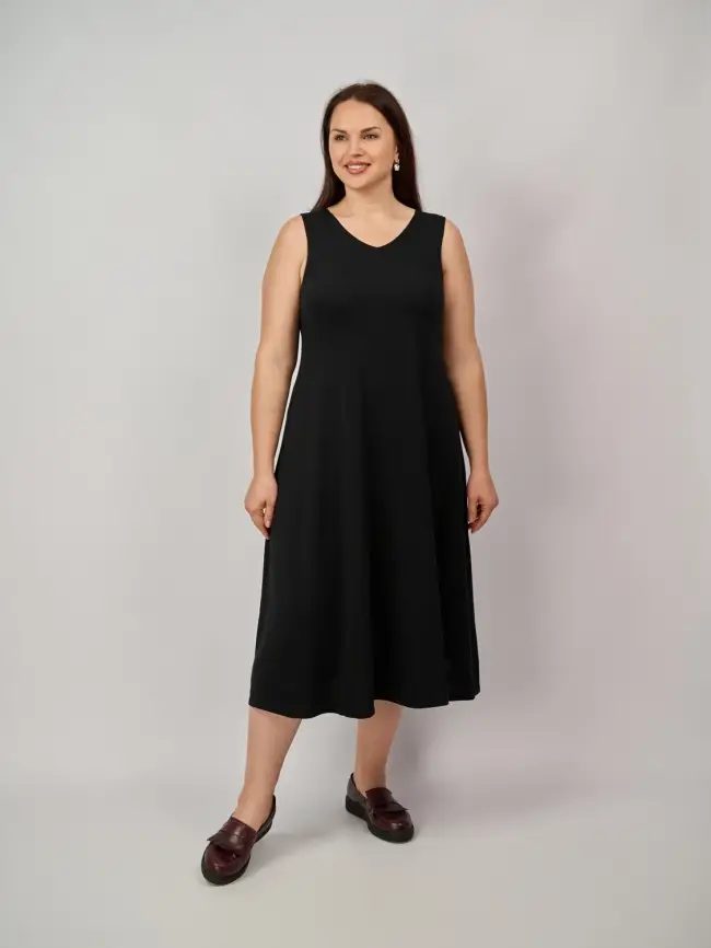 Платье с накидкой 23338 Размер 50-58 фото 5